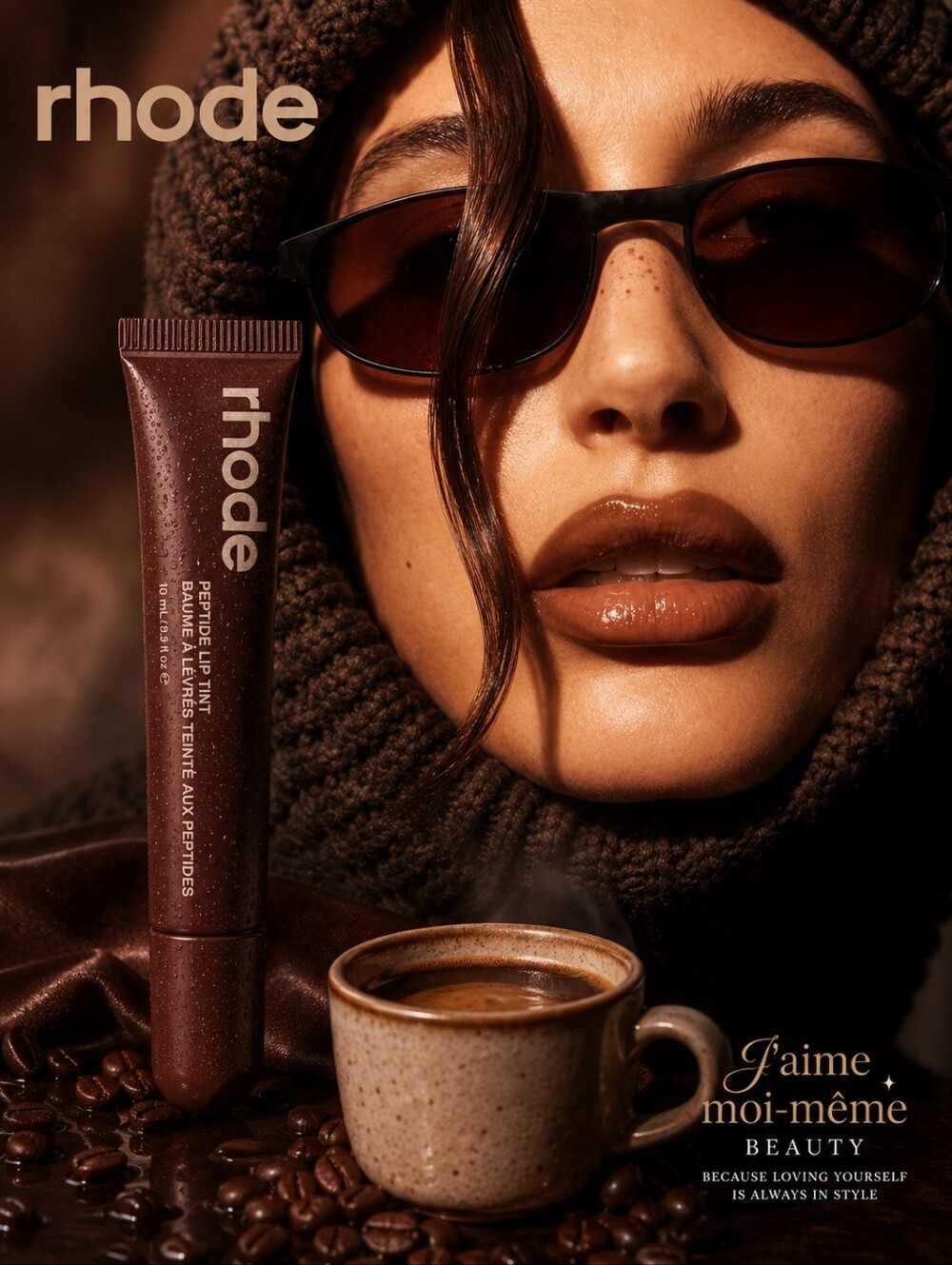 Rhode Espresso Peptide Lip Tint Gloss - New In Box